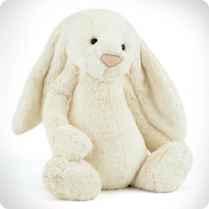 Doudou lapin crème Bashful