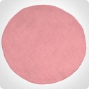 Tapis rond rose diam 120cm