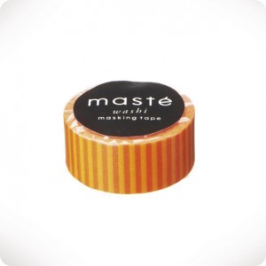 Masking tape Orange stripes