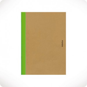 Neon green notebook