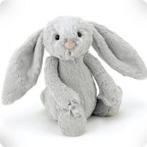 Doudou lapin silver Bashful S