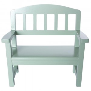 Banc en bois vert