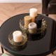 Bougie Pillar Layered Circles S