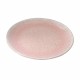 Glazed stoneware dessert plate