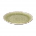 Glazed stoneware dessert plate