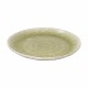 Glazed stoneware dessert plate