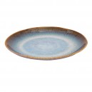 Glazed stoneware plate