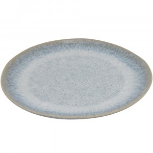 Grande assiette en grès émaillé