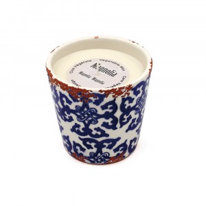 Magnolia scented plant candle