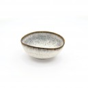 Small glazed stoneware dish