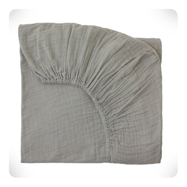 Drap-Housse En Coton Jersey 60x120 Cm - Pour Berceau Et Poussette, Blanc, Extensible Et Lavable
