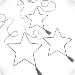 Grey stars mobile