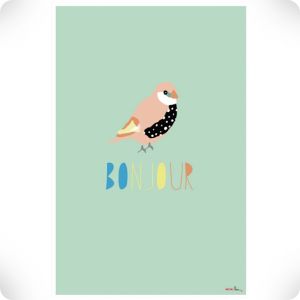 Affiche Bonjour