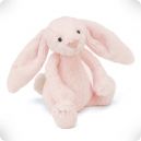 Doudou lapin rose PM