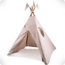 Tipi tente rose poudre