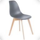 Chaise elementary gris