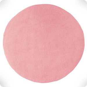 indian pink round rug, diam. 120 cm