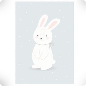 Affiche lapin be kind