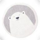Tapis rond ours diam 120cm