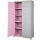 Armoire Parisienne gris intérieur vieux rose