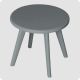 Tabouret Haricot